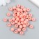 Busins ​​plastic "Coral-pink" glossy set 25 grams d = 1 cm