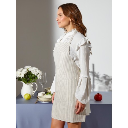 Apron Ethel "StraightForward" 60x70 cm, flax 100%, 180 g/m2-1