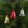 Jewelry decoration "Bell in a cell" (set 10 pcs) 4 cm, mix