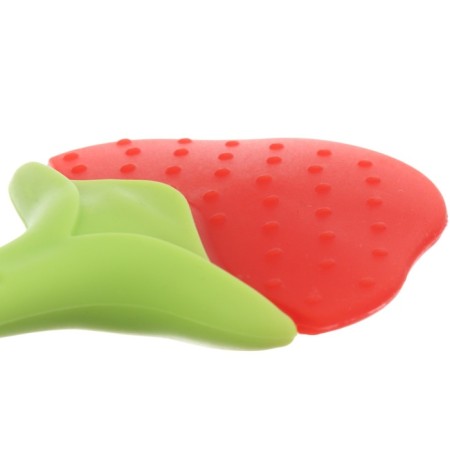 A set of silicone teeters "berry", with a rattle, 4 pcs., In the case, crumb I-11