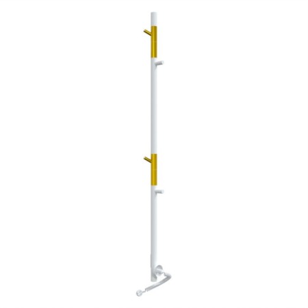 Towel Electric Laris Image, 150x1400 mm, 4 crossbars, univers., White-2