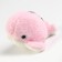 Soft toy "Kit" on a key fob, 11 cm, pink color