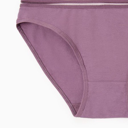 Panties female slips, dark purple color, rr 46-48-1