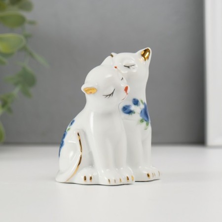 Сувенир "2 киски неженки" 7,5х6 см-1