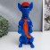 Polystone souvenir "Toy-terrier in the cap and tie" Blue with orange 29.5x14x11.5 cm