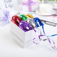 Glossy packaging tape, assorted, set 6 pcs., 0.5 cm x 10 m