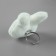 The needle-ring "Bunny", 4.5 × 5.5 × 4 cm, white color
