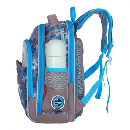 Frame backpack 35 x 26 x 18 cm, Across ACS5, Gray/Blue ACS5-3-1