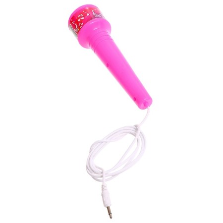 Microphone "You are a star", height 80 cm, pink color-9