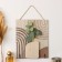 Decorative wood hooks "Abstraction. Rectangle. Flower" 1.5x19.5x23.5 cm