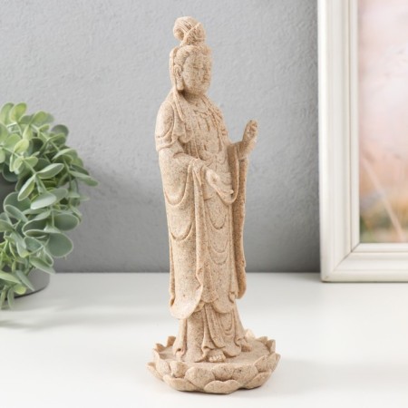 Polystone souvenir "Guanin" Sand 8.3x8.5x22 cm-1