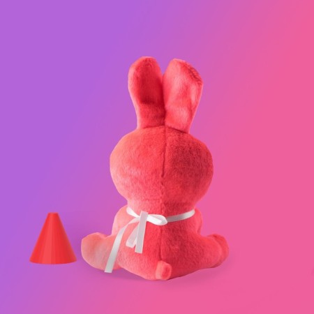 Soft toy "bunny", pink-4