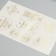 Stickers (stickers) "Aromasword" 10x15 cm, color gold, 5-306