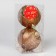 Set of balls plastic D-8 cm, 2 pcs "Gabriel" shine, brown