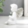Polystone souvenir "Snowthrough angel with crystal heart" mix 5.5x4.7x3.5 cm