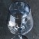 A glass of glass for the wine "Chanti", 400 ml, 8.5 × 22 cm, blue color