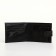 Male purse on the button, Textura, for cards, for coins, black color