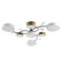 Assami chandelier 7XLED 168W 3000-6000K with white-gold 80x80x21 cm Bayerlux