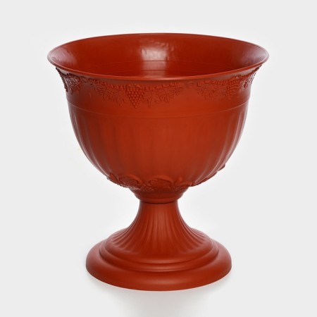 Street Kashpo "Angara", 12 l, terracotta color-1