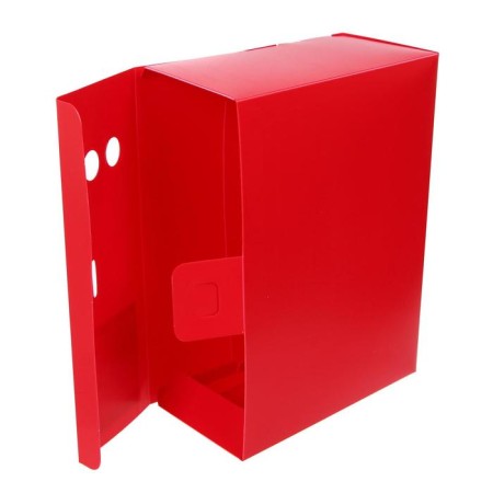 A4 archive folder A4, a root of 120 mm, plastic, calligrata, cut fastener, red, up to 1100 sheets-1