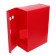 A4 archive folder A4, a root of 120 mm, plastic, calligrata, cut fastener, red, up to 1100 sheets