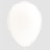 Latex ball 14 ", pastel, set 50 pcs., White color