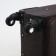 Small suitcase 20 ”, lightning department, code lock, 4 wheels, outer pocket, brown color