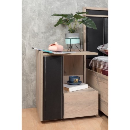 Cleat cabinet NATURE 42, 450 × 357 × 527 mm, gascon pine / black-5