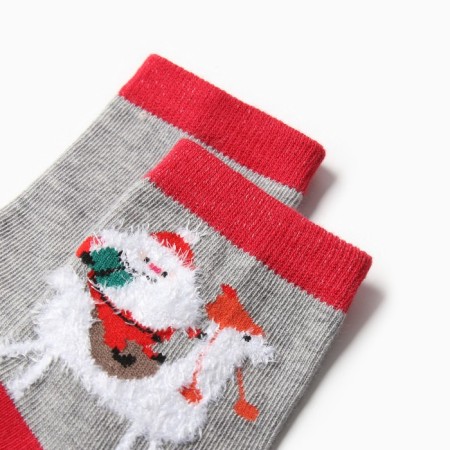 Terry socks children, gray color, size 14-16-1