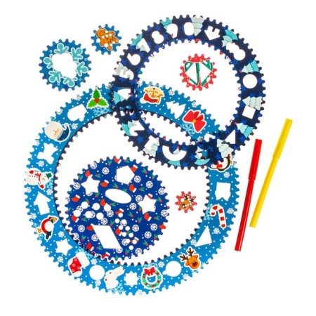 Spirograph "New Year's mood"-4