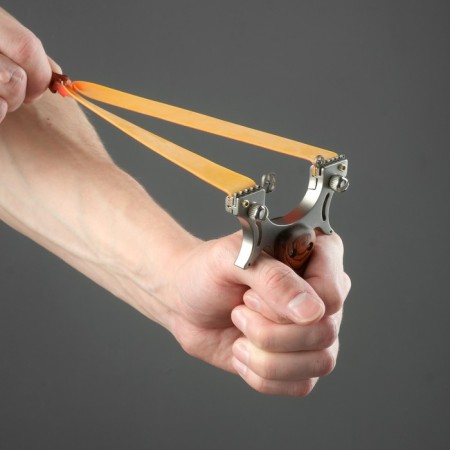 A slingshot with a wooden pen and sight, mix-4