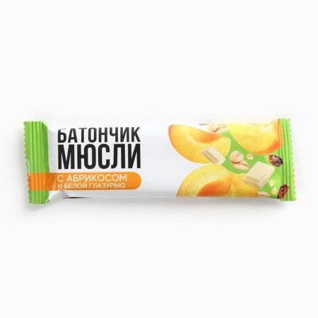 Murili Baton with apricot and white glaze, 32 g-4