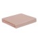 Essential sheet, size 180x270 cm, dusty pink color