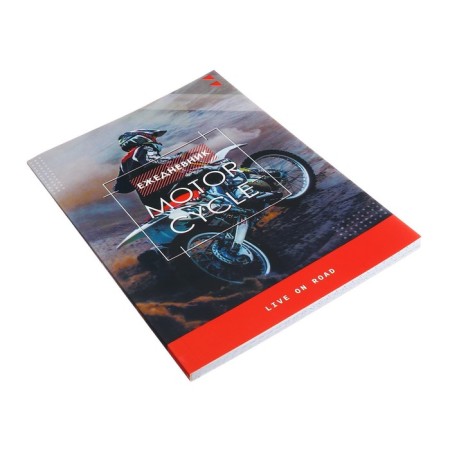 The diary is notatored on the A5 glue 64 sheets, the soft cover "Motofristail"-2
