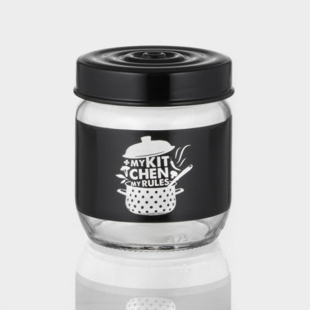 Glass Bank for bulk products "Kitchen", 425 ml