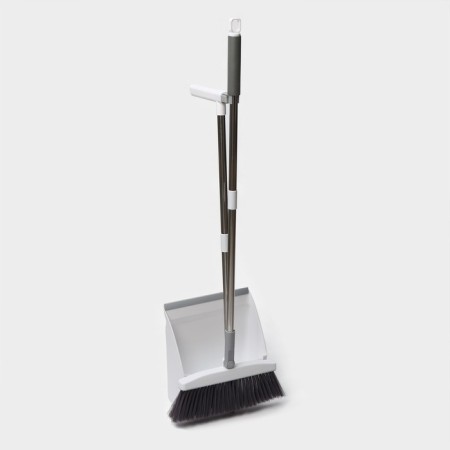 Raccoon cleaning set, 2 items: brush 26 × 94 cm, scoop 27 × 25 × 88 cm, white color-5