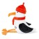 Soft toy "Seagull Winter", 24 cm