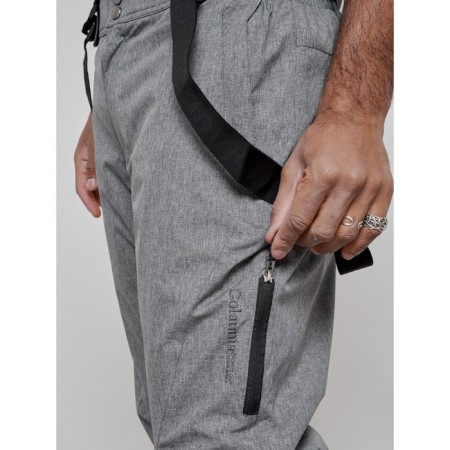 Semi -combinezone ski insulated male winter, size 48, color gray color-10