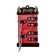 The shackles of Pecado BDSM, soft, with two rifle straps, genuine leather, red-black