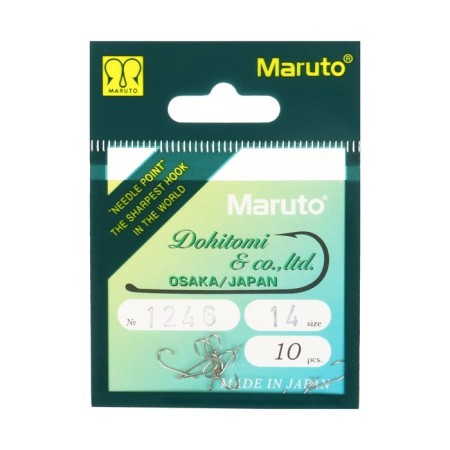 Hooks Maruto 1246, color Ni, No. 14, 10 pcs.
