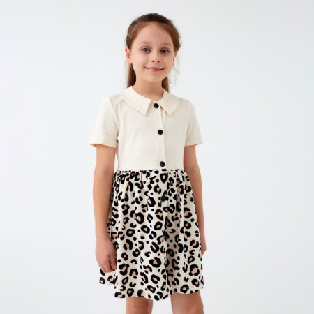 Baby dress on KAFTAN "Trendy" buttons R.30 (98-104)-5