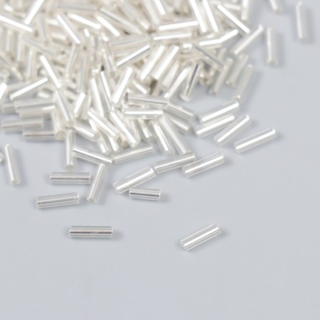 Beads "Zlatka" Glass 10 g, size 3 ", 6 mm, No. 0021 Transparent 93" 78543 "