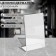 Vertical price holder, 3 × 4 cm, Pat 1 mm, transparent color