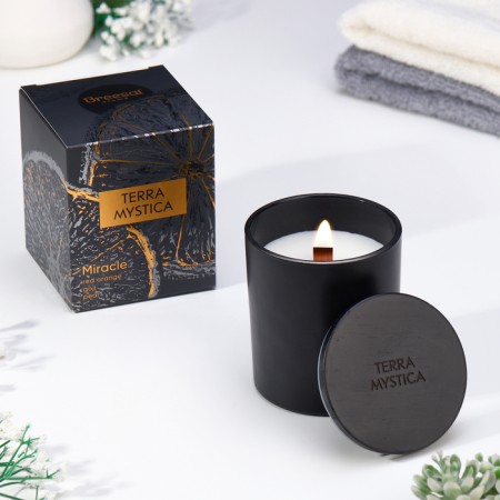 Aromatic candle "Breesal, Terra Mystica", orange, pear, berries