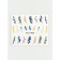 Slider-design for nails "Treens", packing 6 pcs, multi-colored