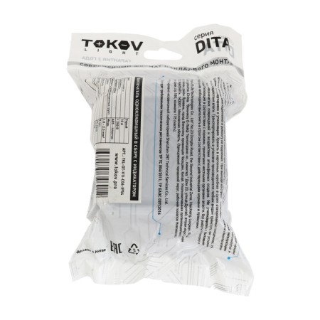 Switch 1-cl. OP DITA IP54 10A 250V with indication ser. Tokov Electric TKL-DT-V1I-C06-IP54 1040468-3