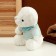 Soft toy "White Bear" in a blue jacket, 26 cm