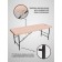 Cosmetological couch with a face for Massage Basic + SV, size 180 × 60 × 68-84 cm, beige color