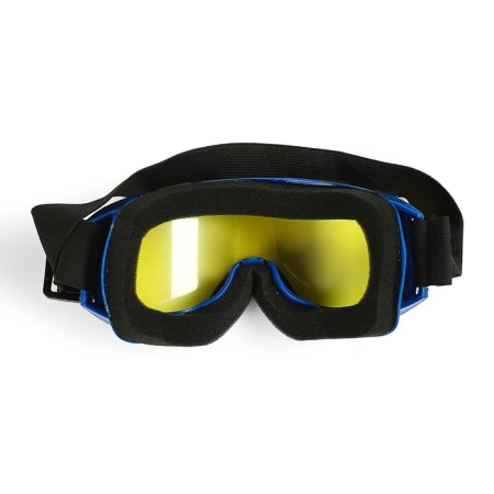 Mask glasses for motor vehicles, glass is two-layer yellow, the color is blue-1