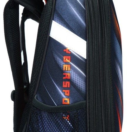 School backpack 38 x 30 x 16 cm, ergonomic back, Stavia "BiSport", gray-10